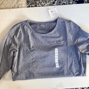 Croft and Barrow 3/4 sleeve top